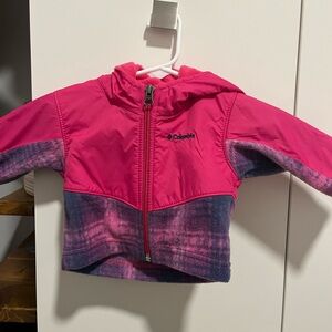 0-3 month rain/fleece jacket